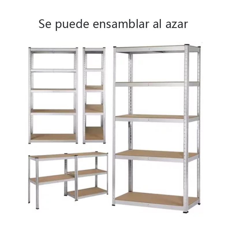 Estante Rack metalico 180x90x40 galvanizado — foto 4
