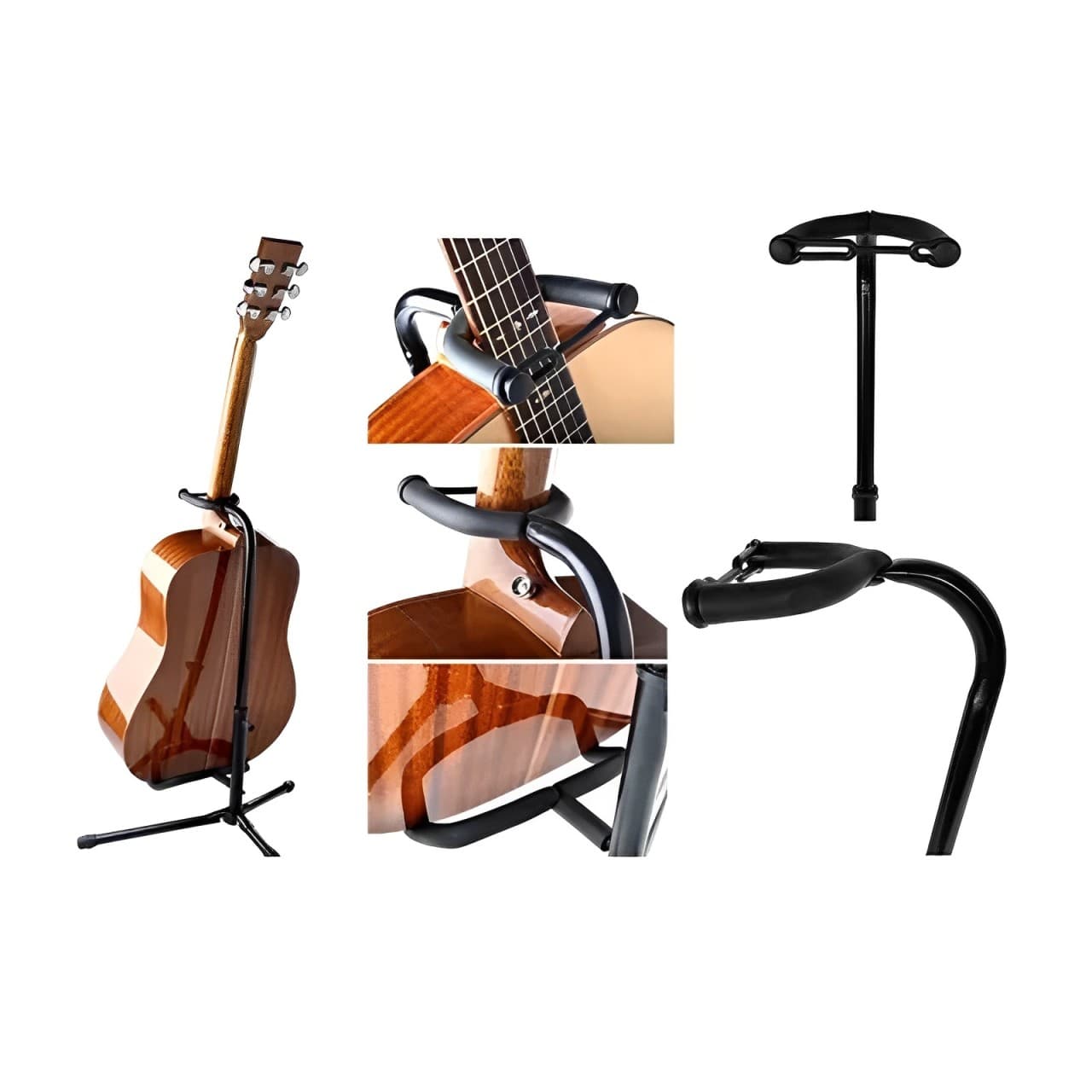 Atril Soporte De Guitarra Acústica, Clásica, Eléctrica, Bajo 1 — foto 4