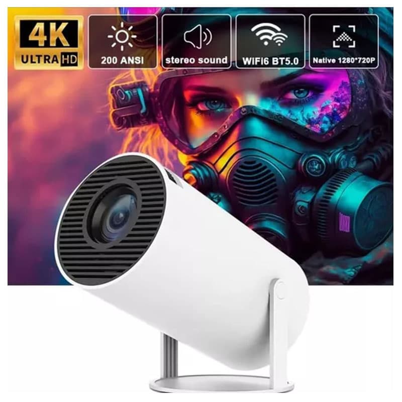 Proyector Ledstar hy300 Portatil HomeCinema 200lm blanco 110V/220V — foto 1