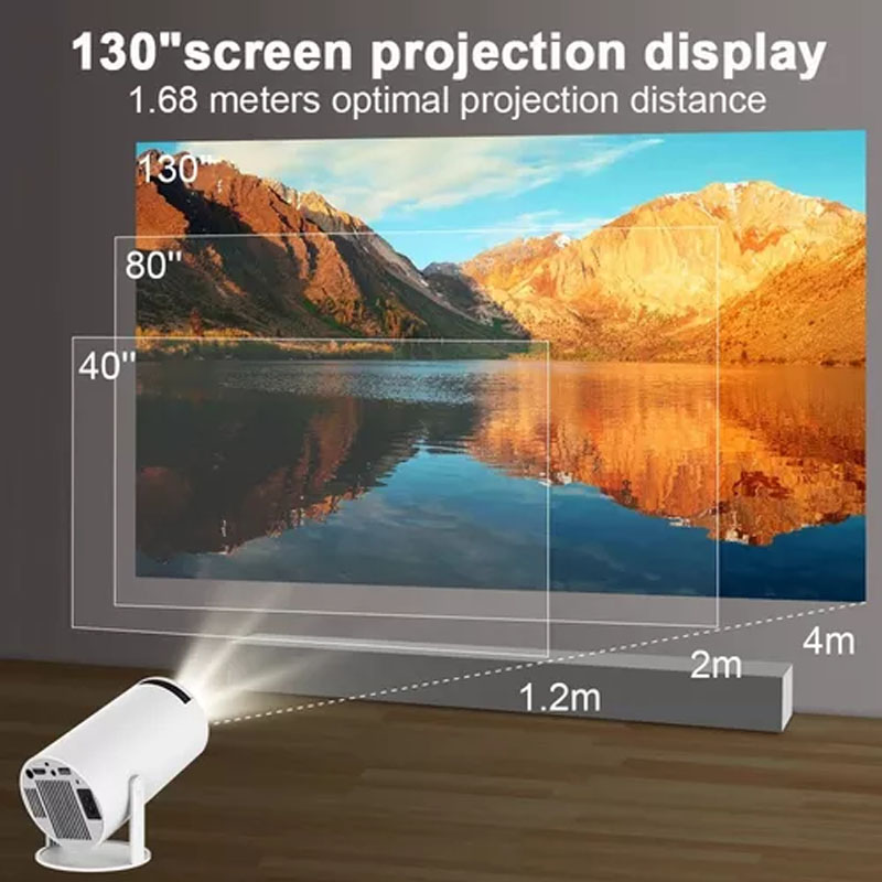 Proyector Ledstar hy300 Portatil HomeCinema 200lm blanco 110V/220V — foto 2