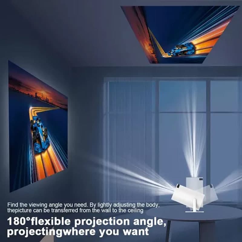 Proyector Ledstar hy300 Portatil HomeCinema 200lm blanco 110V/220V — foto 4