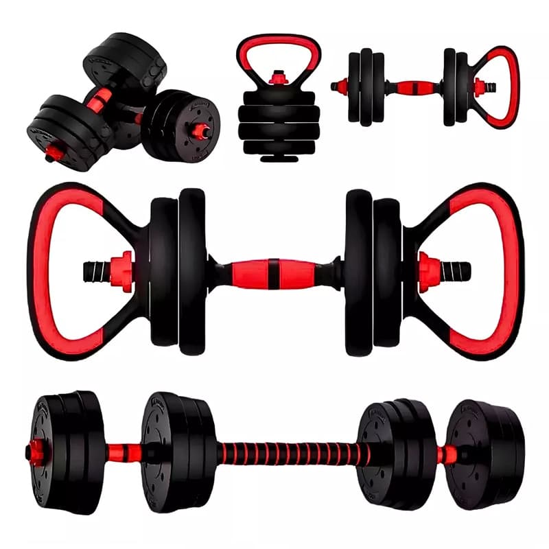 20 Kg4 En 1 Set Mancuernas Barra Ajustables + — foto 5