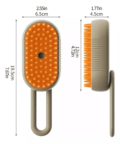 USB 3 En 1 cepillo a vapor eléctrico para mascotas — foto 2
