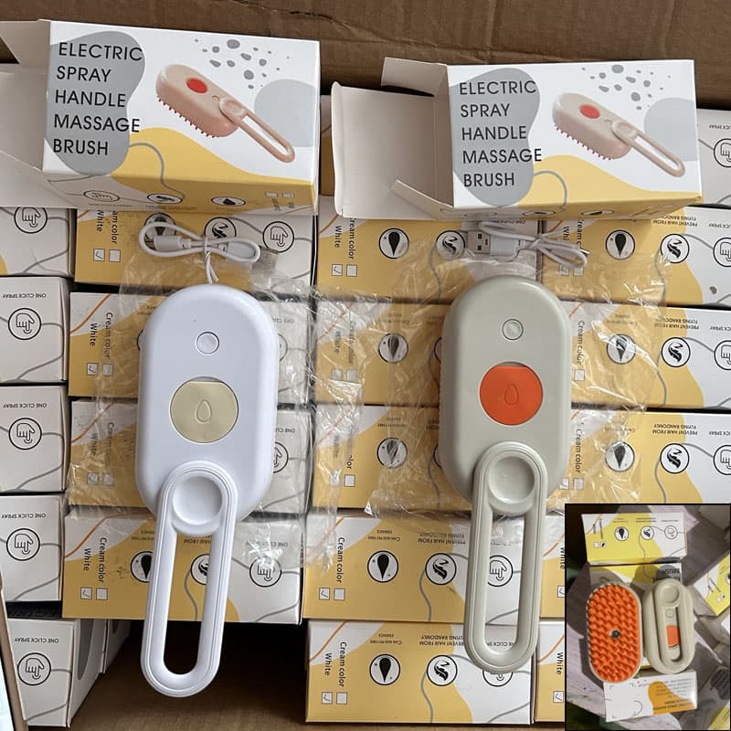 USB 3 En 1 cepillo a vapor eléctrico para mascotas — foto 5