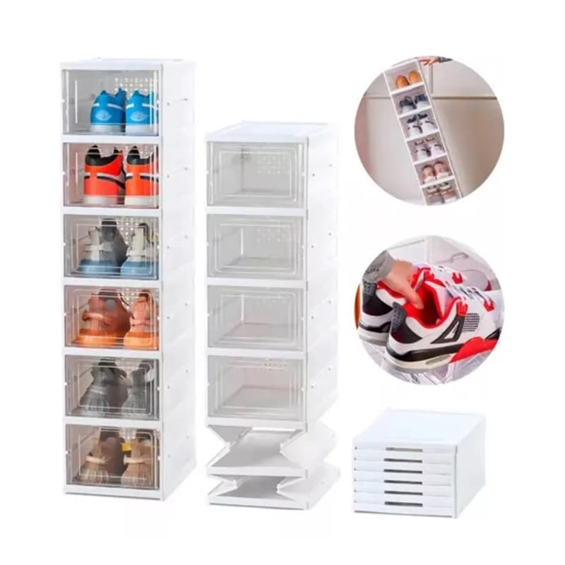Cajas Organizadoras Zapatera De Tenis Plegables 6 Piezas. — foto 1