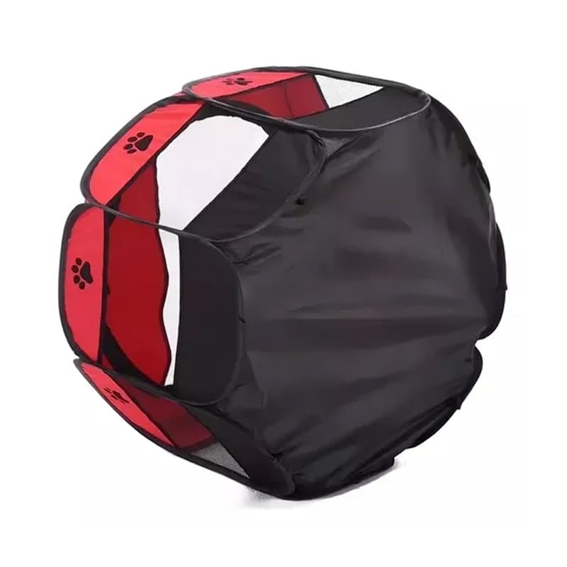 91*58*91cm Corral para mascotas talla XL color rojo y negroXL — foto 4
