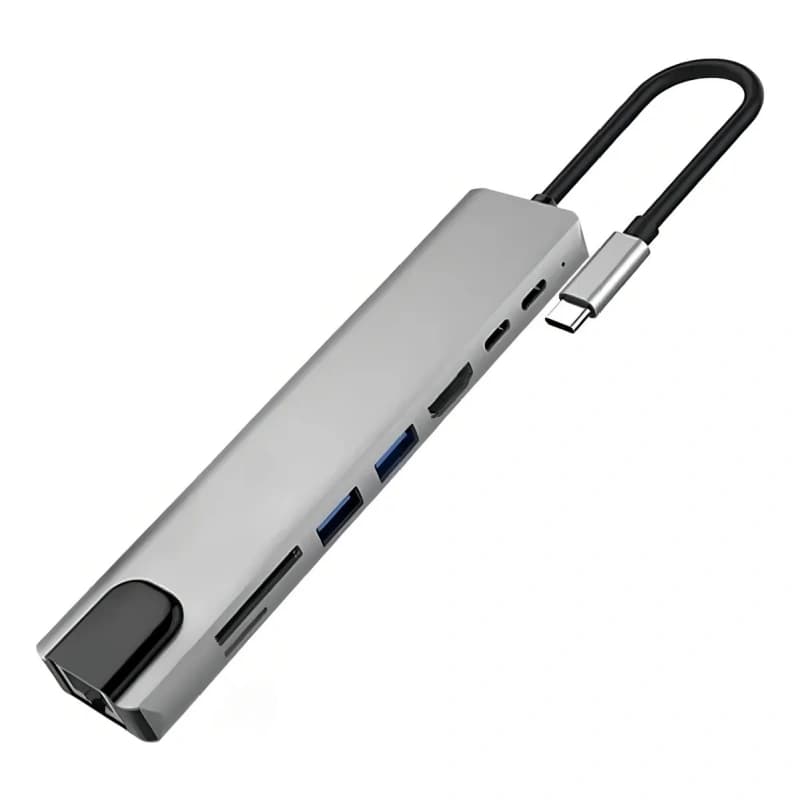 Adaptador Hub para Macbook Air M1 M2 8 en 1 USB-C Hdmi 4k.81 — foto 2
