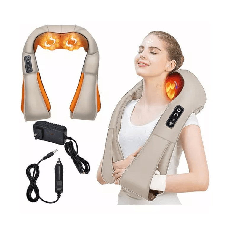 Masajeador Eléctrico Lumbar Cuello Cervical Multi Masaje 16 cabezas de masaje — foto 1