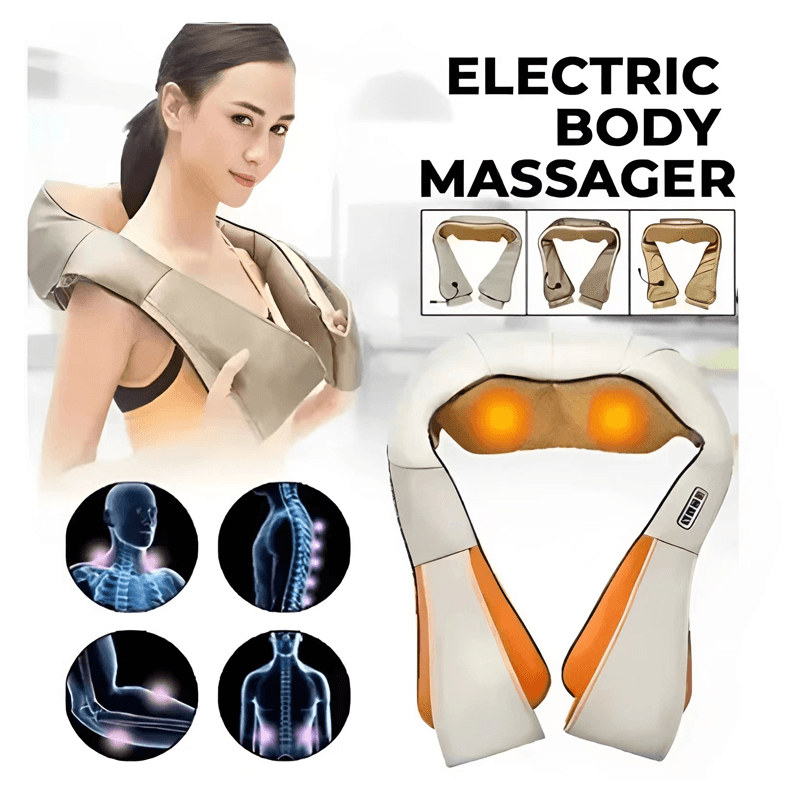 Masajeador Eléctrico Lumbar Cuello Cervical Multi Masaje 16 cabezas de masaje — foto 2