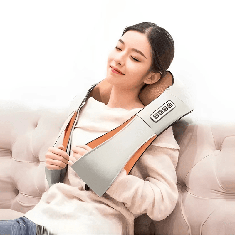 Masajeador Eléctrico Lumbar Cuello Cervical Multi Masaje 16 cabezas de masaje — foto 3