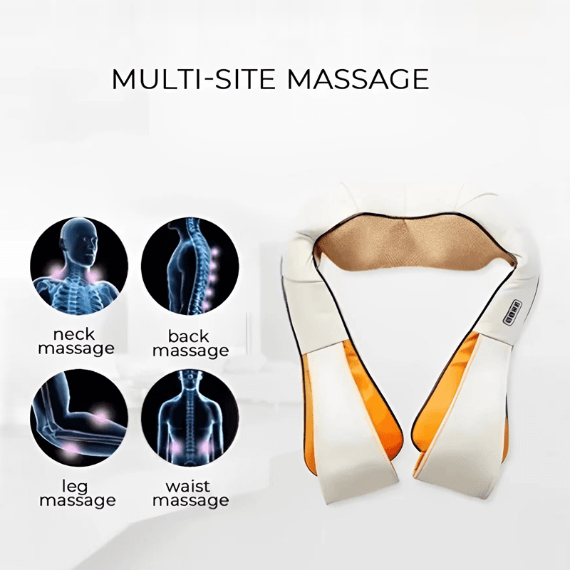 Masajeador Eléctrico Lumbar Cuello Cervical Multi Masaje 16 cabezas de masaje — foto 5