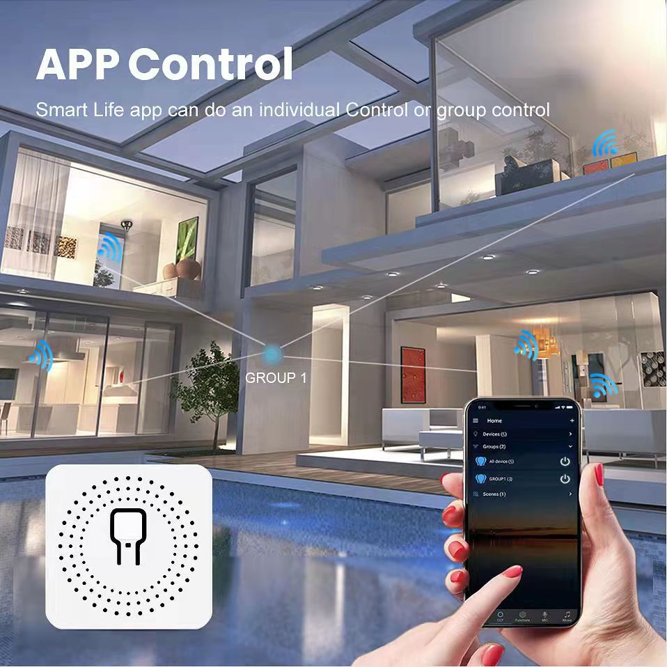 Interruptor Relé Inteligente Switch Wifi Smart Domotica 16a Color Blanco — foto 3