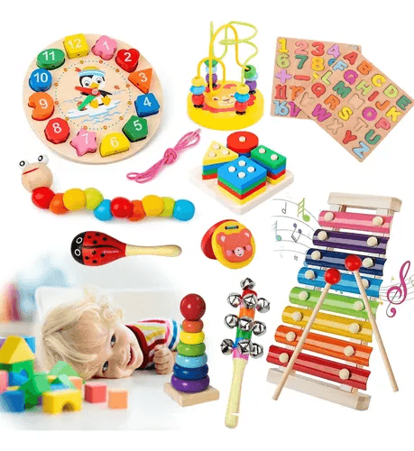 Paquete Didáctico Infantil Estimulación Temprana 11 Piezas — foto 1