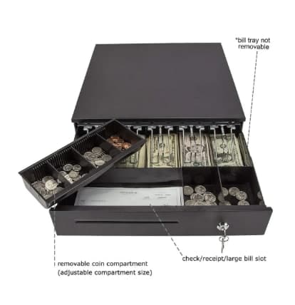 Caja Gaveta Dinero Electrónica 6 Llaves 5 Billetes 5 Monedas — foto 3