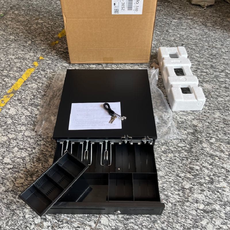 Caja Gaveta Dinero Electrónica 6 Llaves 5 Billetes 5 Monedas — foto 6