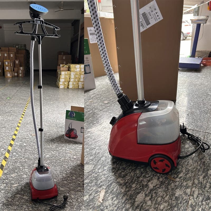 1.6L 1800W Plancha A Vapor Vertical De 1800w Con Ruedas Color Rojo — foto 4