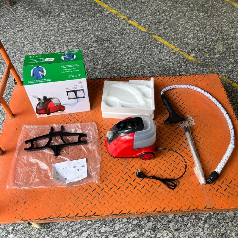 1.6L 1800W Plancha A Vapor Vertical De 1800w Con Ruedas Color Rojo — foto 5