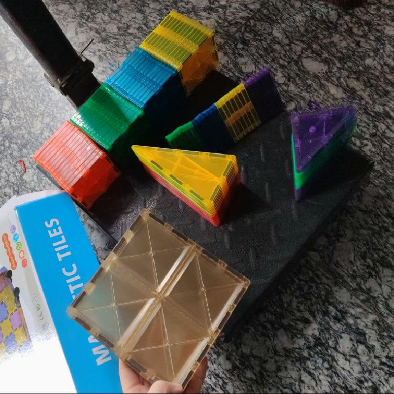 Juguete Didáctico Bloques Magnéticos Magnetiblock 106 Piezas.106 — foto 7