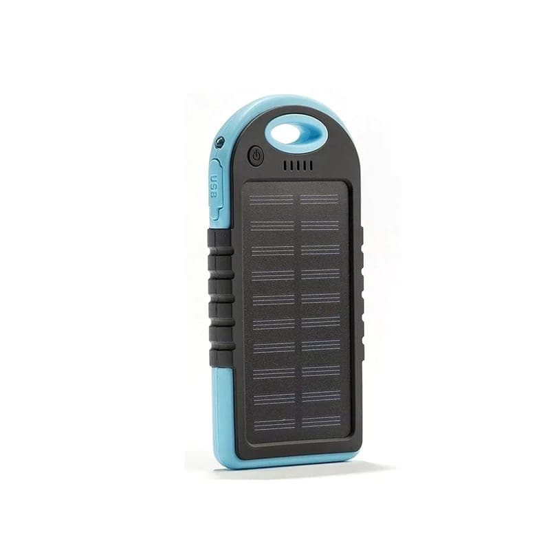 10000mAh 1psc Carga portátil solar de (mezcla de negro puro y negro y azul)() — foto 3