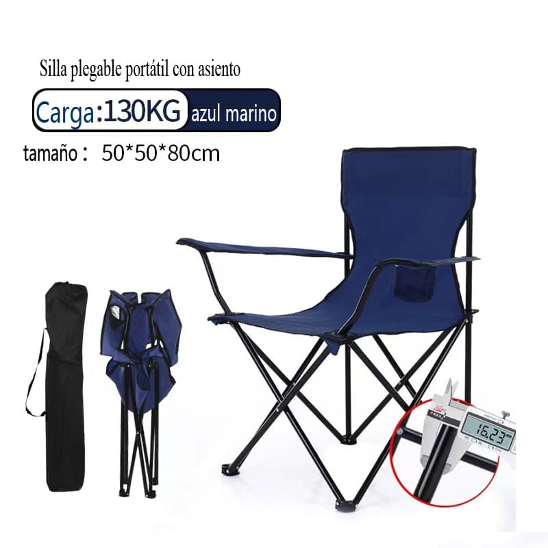 Silla Plegable De Playa Camping Pesca Picnic Playa — foto 1